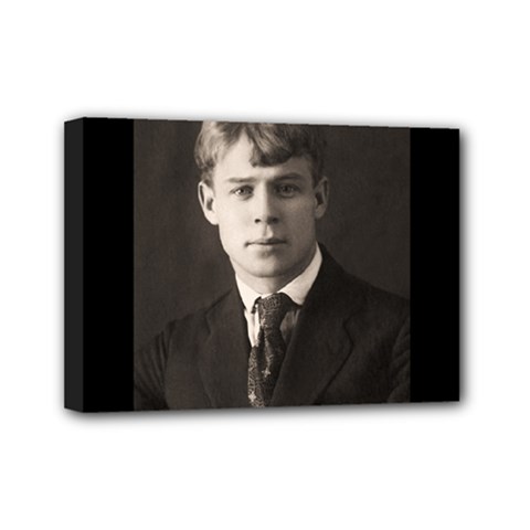 Sergei Yesenin Mini Canvas 7  X 5  by Valentinaart