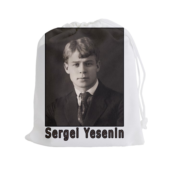 Sergei Yesenin Drawstring Pouches (XXL)