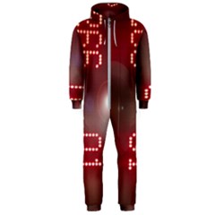 Numbers Game Hooded Jumpsuit (men)  by norastpatrick