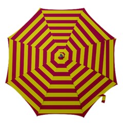 Red & Yellow Stripesi Hook Handle Umbrellas (medium) by norastpatrick