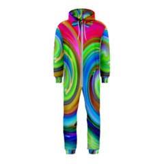 Rainbow Twist Hooded Jumpsuit (kids) by norastpatrick