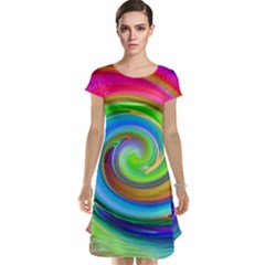 Rainbow Twist Cap Sleeve Nightdress by norastpatrick