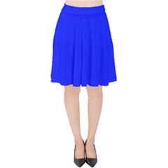 Blue! Blue! Blue! Velvet High Waist Skirt