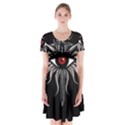 Inquisition Symbol Short Sleeve V-neck Flare Dress View1