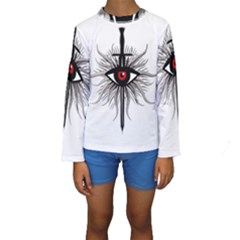 Inquisition Symbol Kids  Long Sleeve Swimwear