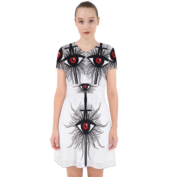 Inquisition Symbol Adorable in Chiffon Dress