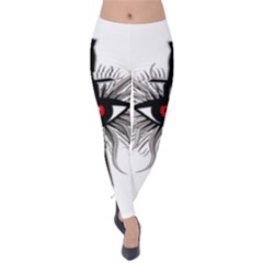 Inquisition Symbol Velvet Leggings by Valentinaart