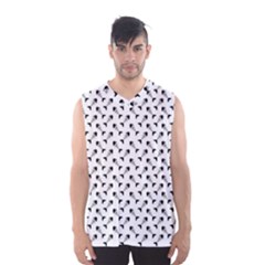 Fish Bones Pattern Men s Basketball Tank Top by Valentinaart