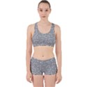 Fish bones pattern Work It Out Sports Bra Set View1