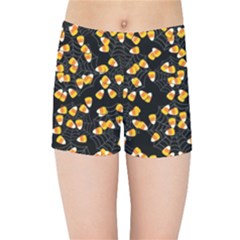 Candy Corn Kids Sports Shorts by Valentinaart