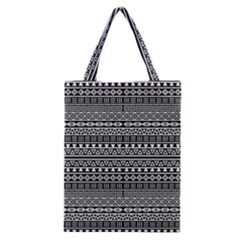 Aztec Influence Pattern Classic Tote Bag by ValentinaDesign