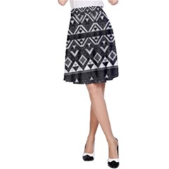 Aztec Influence Pattern A-line Skirt by ValentinaDesign