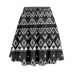 Aztec Influence Pattern High Waist Skirt by ValentinaDesign