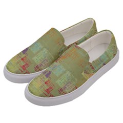 Abstract Art Men s Canvas Slip Ons by ValentinaDesign