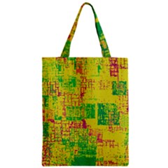 Abstract Art Zipper Classic Tote Bag by ValentinaDesign