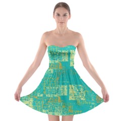 Abstract art Strapless Bra Top Dress