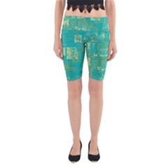 Abstract Art Yoga Cropped Leggings