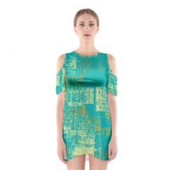 Abstract art Shoulder Cutout One Piece