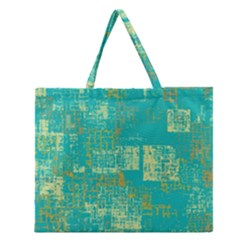 Abstract art Zipper Large Tote Bag