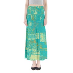 Abstract art Full Length Maxi Skirt