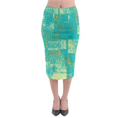 Abstract Art Midi Pencil Skirt