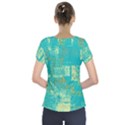 Abstract art Short Sleeve Front Detail Top View2