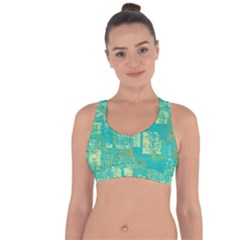 Abstract art Cross String Back Sports Bra