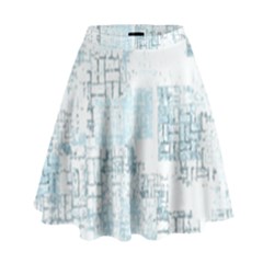 Abstract Art High Waist Skirt by ValentinaDesign