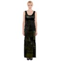 Abstract art Maxi Thigh Split Dress View1