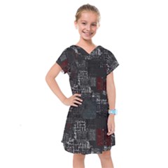 Abstract Art Kids  Drop Waist Dress by ValentinaDesign