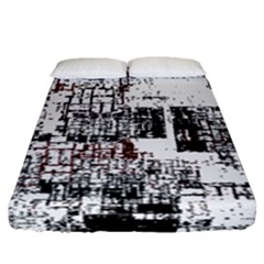 Abstract Art Fitted Sheet (queen Size) by ValentinaDesign