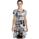 Abstract art Cap Sleeve Nightdress View1