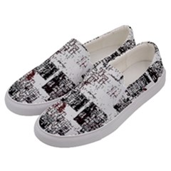 Abstract Art Men s Canvas Slip Ons by ValentinaDesign