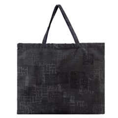 Abstract Art Zipper Large Tote Bag by ValentinaDesign