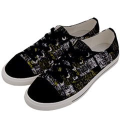 Abstract Art Men s Low Top Canvas Sneakers by ValentinaDesign