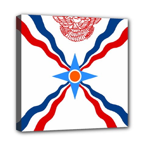 Assyrian Flag  Mini Canvas 8  X 8  by abbeyz71