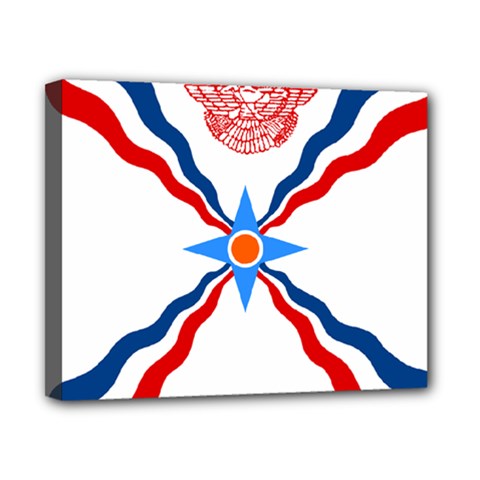 Assyrian Flag  Canvas 10  X 8  by abbeyz71