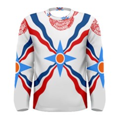 Assyrian Flag  Men s Long Sleeve Tee by abbeyz71