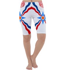 Assyrian Flag  Cropped Leggings  by abbeyz71