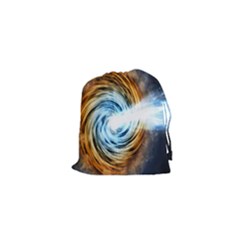 A Blazar Jet In The Middle Galaxy Appear Especially Bright Drawstring Pouches (xs)  by Mariart