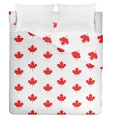 Canadian Maple Leaf Pattern Duvet Cover Double Side (queen Size) by Mariart