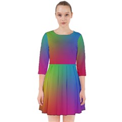 Bright Lines Resolution Image Wallpaper Rainbow Smock Dress by Mariart