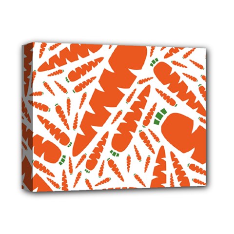 Carrots Fruit Vegetable Orange Deluxe Canvas 14  X 11  by Mariart