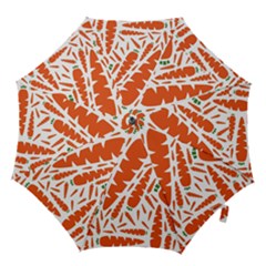 Carrots Fruit Vegetable Orange Hook Handle Umbrellas (large)