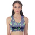 Canaries Budgie Pattern Bird Animals Cute Sports Bra View1