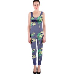Canaries Budgie Pattern Bird Animals Cute Onepiece Catsuit by Mariart