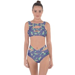 Canaries Budgie Pattern Bird Animals Cute Bandaged Up Bikini Set  by Mariart