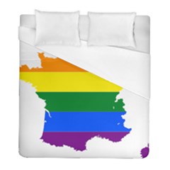 Flag Map Stripes Line Colorful Duvet Cover (Full/ Double Size)