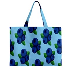 Fruit Nordic Grapes Green Blue Zipper Mini Tote Bag