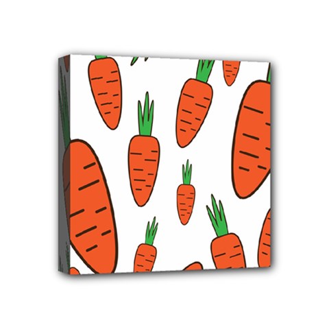 Fruit Vegetable Carrots Mini Canvas 4  X 4  by Mariart